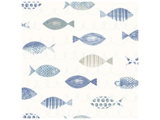 Brewster Home Fashions Chesapeake Key West Blue Sea Fish Wallpaper