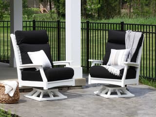 Berlin Gardens Classic Terrace Recycled Plastic Outdoor Patio Lounge Set