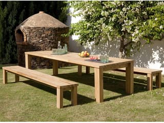 Barlow Tyrie Titan Aluminum Dining Set