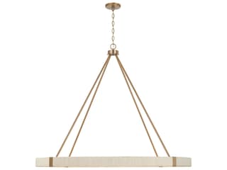 Capital Lighting Delaney 12-Light Matte Brass Candelabra Round Chandelier