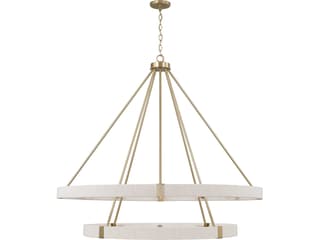 Capital Lighting Delaney 20-Light Matte Brass Round Chandelier