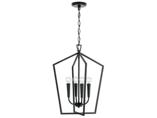 Capital Lighting Holden 4-Light Matte Black Chandelier