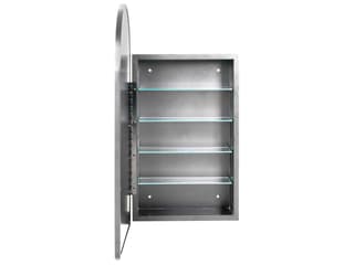 Cooper Classics Colca Silver Arched Medicine Cabinet