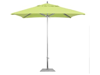 California Outdoor Umbrella Custom Rodeo Series 7.5 Foot Square Push Up Lift Aluminum Outdoor Umbrella
