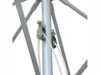 California Patio Umbrella Quick Ship Newport Series Aluminum 11 Foot Octagon Pulley Lift Patio Umbrella