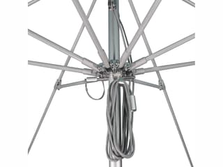 California Outdoor Patio Umbrella Quick Ship Newport Series Aluminum 9 Foot Octagon Pulley Lift Outdoor Patio Umbrella
