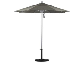 California Outdoor Patio Umbrella Custom Venture Series 7.5 Foot Octagon Market Aluminum Outdoor Patio Umbrella with Push Lift System