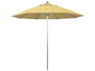 California Patio Umbrella Custom Venture Series 9 Foot Octagon Market Aluminum Patio Umbrella with Push Lift System