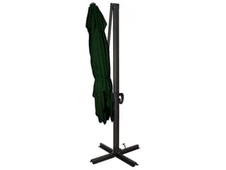 California Outdoor Patio Umbrella Quick Ship Casa Series Aluminum Cantilever 8.5 Foot Octagon Side Tilt Crank Lift Outdoor Patio Umbrella