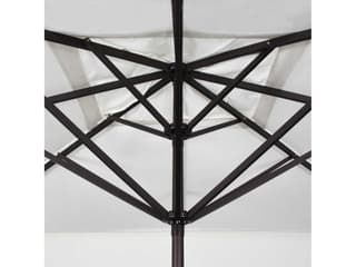 California Umbrella Tahoe Series 11 Foot Rectangular Market Aluminum Patio Umbrella with Crank Lift System Sunbrella Cabana Regatta - GS1188117-58029