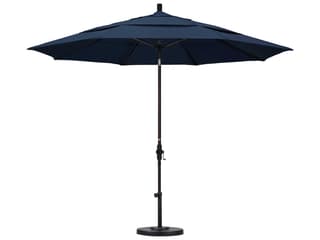 California Patio Umbrella Custom Sun Master Series 11 Foot Octagon Market Aluminum Patio Umbrella with Crank Lift System