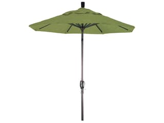 California Outdoor Patio Umbrella Quick Ship Pacific Trail Series 6 Foot Octagon Market Aluminum Outdoor Patio Umbrella with Crank Lift System