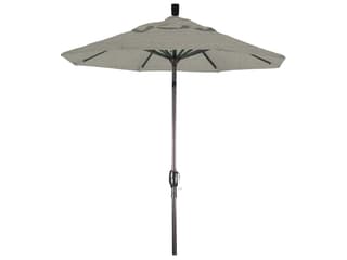 California Outdoor Patio Umbrella Quick Ship Pacific Trail Series 6 Foot Octagon Market Aluminum Outdoor Patio Umbrella with Crank Lift System