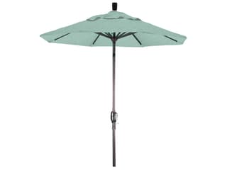 California Patio Umbrella Custom Pacific Trail Series 6 Foot Octagon Market Aluminum Patio Umbrella with Crank Lift System