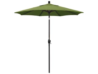 California Outdoor Patio Umbrella Custom Pacific Trail Series 7.5 Foot Octagon Market Aluminum Outdoor Patio Umbrella with Crank Lift System