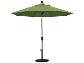 California Outdoor Patio Umbrella Quick Ship Sunset Series 9 Foot Octagon Market Aluminum Outdoor Patio Umbrella with Crank Lift System