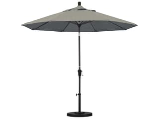 California Patio Umbrella Custom Sunset Series 9 Foot Octagon Market Aluminum Patio Umbrella with Crank Lift System