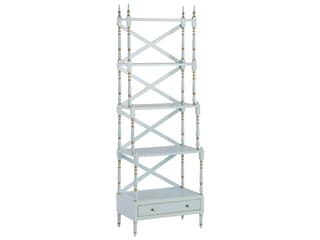 Bill Cain Blue Bookcase