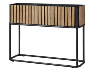 Cane Line Outdoor Combine Lava Grey Aluminum Teak Planter