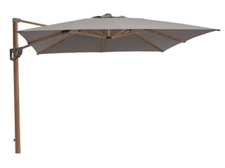 Hyde Wood Look Aluminium Pole Luxe Tilt Parasol