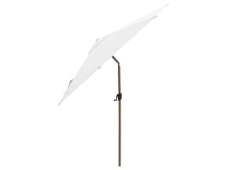 Sunshade Wood Look Aluminium Pole Parasol W/Tilt System