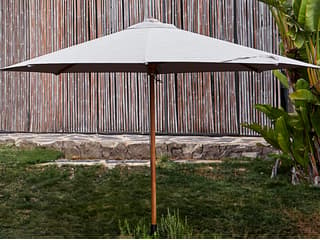 Cane Line Outdoor Classic Teak Pole Parasol W/Pulley System