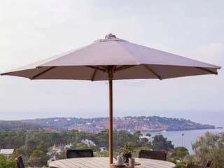 Cane Line Outdoor Classic Teak Pole Parasol W/Pulley System