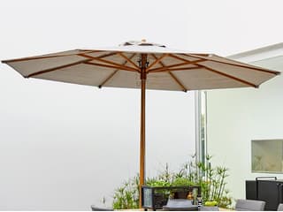 Cane Line Outdoor Classic Teak Pole Parasol W/Pulley System