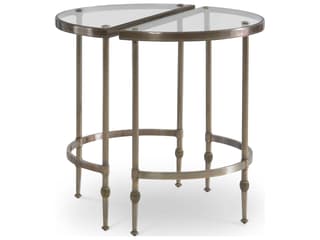 Century Furniture Thomas Obrien Demilune End Table - Thumbnail 3