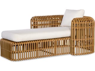 Century Outdoor Carrier And Company Aluminum Cushion Chaise Lounge