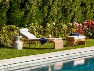 Century Outdoor Carrier And Company Aluminum Cushion Chaise Lounge