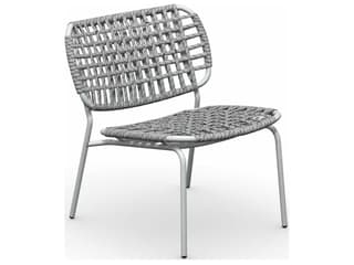 Yo Lounge Chair in Woven Rope and Metal
