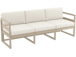 Compamia Mykonos Taupe Resin Cushion Sofa