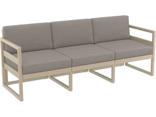 Compamia Mykonos Taupe Resin Cushion Sofa