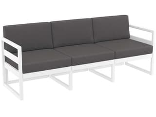 Compamia Mykonos White Resin Cushion Sofa