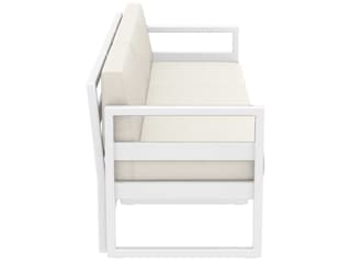 Compamia Mykonos White Resin Cushion Sofa
