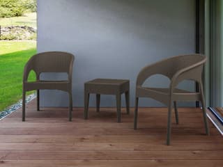 Compamia Panama Brown Resin Lounge Set