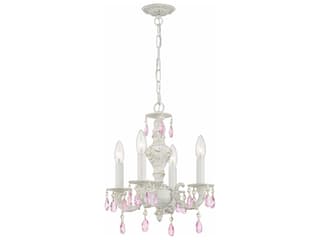 Crystorama Paris Market 4-Light Bronze Crystal Candelabra Chandelier