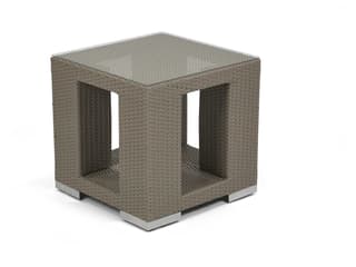 Caluco Square Outdoor Patio End Table
