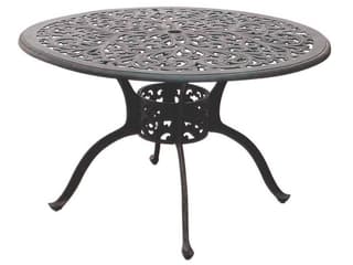 Series 80 Cast Aluminum Antique Bronze Round Dining Table