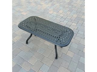 Darlee Outdoor Living Series 60 Antique Bronze Cast Aluminum Rectangular Coffee Table