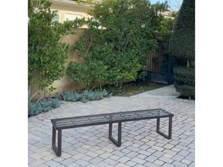 Darlee Outdoor Living Atlantis Aluminum 3-Person Patio Bench with Cushion