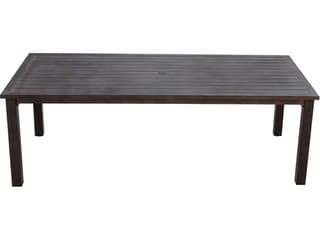 Darlee Outdoor Living Atlantis Walnut Aluminum Rectangular