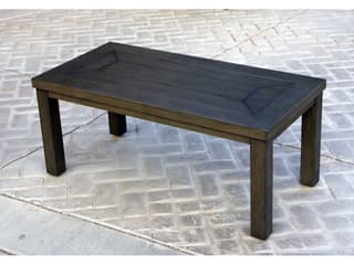 Darlee Outdoor Living Brooklyn Cast Aluminum Multi-Brown Rectangular Coffee Table