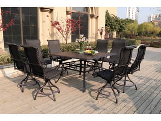 Darlee Outdoor Living Victoria Wicker Counter Set