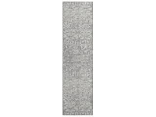 Aberdeen Floral Runner Area Rug 2'3" x 7'6" in Flannel
