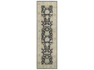 Hatay HY2 Black Bordered Runner Area Rug