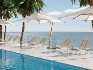 Ebel Cabana Aluminum Pool Lounge Set