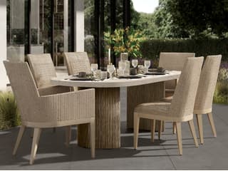 Ebel Siena Wicker Dining Set