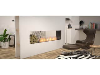 EcoSmart Fire Flex Fireboxes - Double Sided Fireplace